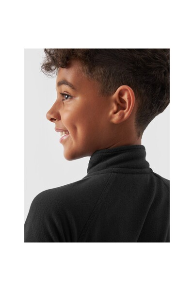4F Boys' thermal fleece underwear black 122/128