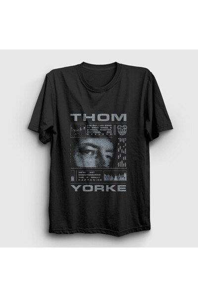 Presmono Unisex Black Useless Thom Yorke Radiohead T-Shirt 579977Tt
