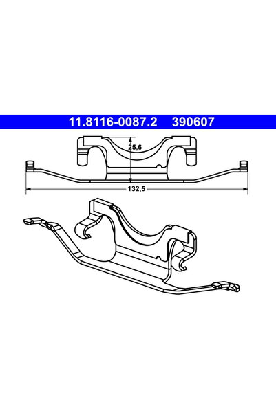 Ate Arc Etrier Frana Mercedes-Benz Cls/E-Class 2009-2017