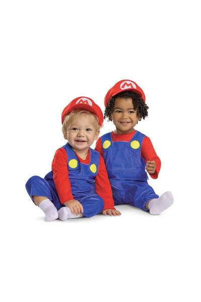 MARAH TOYS زي ماريو للأطفال الصغار من سوبر بروس الرسمي