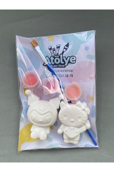 Atölye Lavi Shop Lavi̇ Shop Krm Set/Paint Set, Diy, Diy, Birthday Gift, Holiday Gift / 15 Pieces (Set of 2)