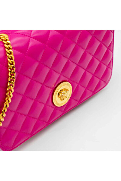 Versace NAPPA QUILTED SMALL MEDUSA CHAIN CROSSBODY - ROZ