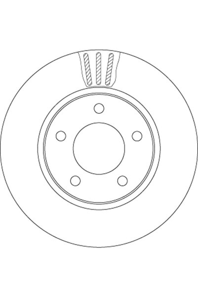 TRW Disc Frana Chrysler Ram Van Van/Voyager 4 Dodge Caravan