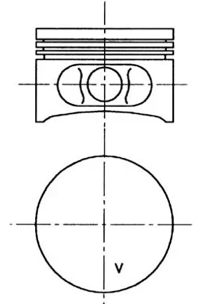 Kolbenschmidt Piston Renault Clio 1/Clio 2/Clio Symbol 1