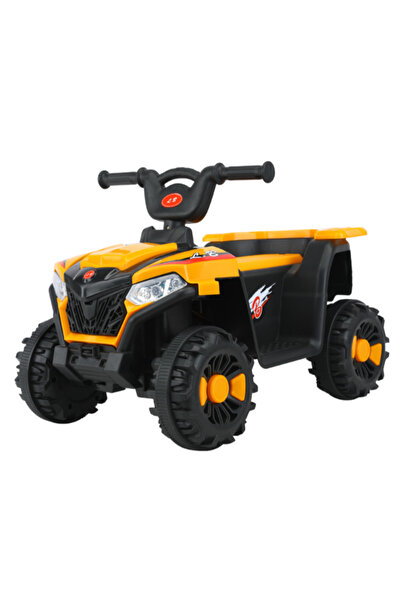 CAR Electric Motorcycle 6V Battery, 380 Motor with Music & Educational Lights 29-F103-ORANGE