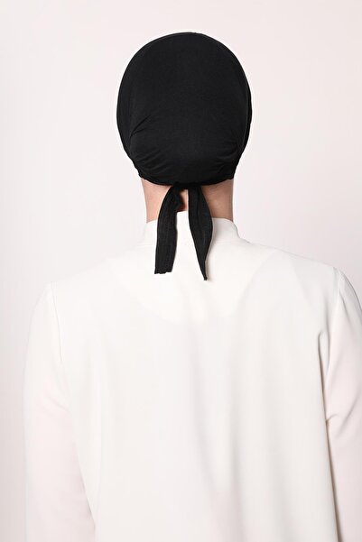 Levidor Black Parisian Seamless Bonnet