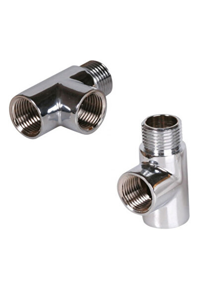 Other 1/2" Brass Chrome Tee Fitting GW/GW/GZ