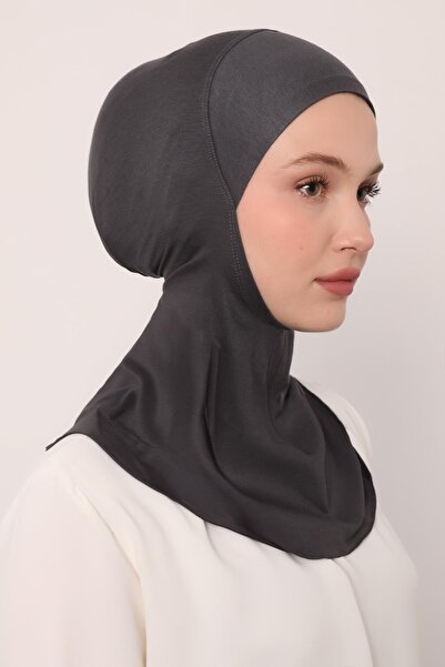 Levidor Anthracite Hijabchi Neck Collar Bonnet