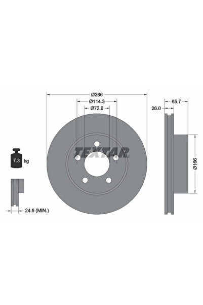 TEXTAR Disc Frana Ford Australia Explorer Ford Usa Explorer