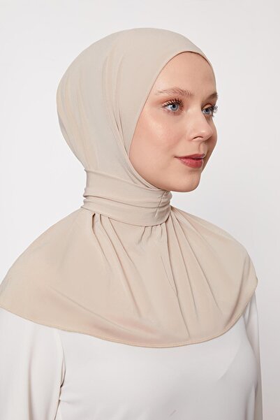 Levidor A.Beige Practical Sports Snapback Beanie