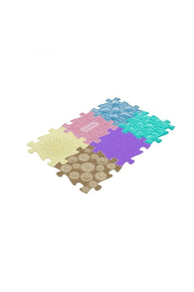 Muffik Orthopedic sensory puzzle mat Set B pastel for babies