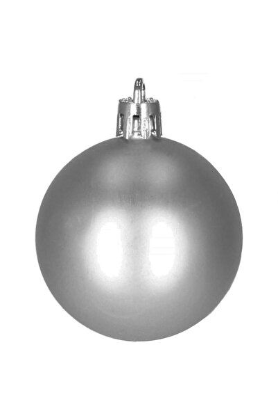 SERSIMO Christmas bauble set, 20 pieces, 5 models, 6cm, silver