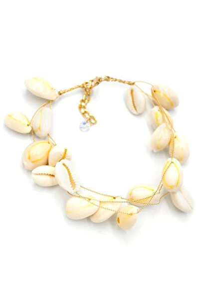 Royaleks Litaetrend Seashell Anklet - White