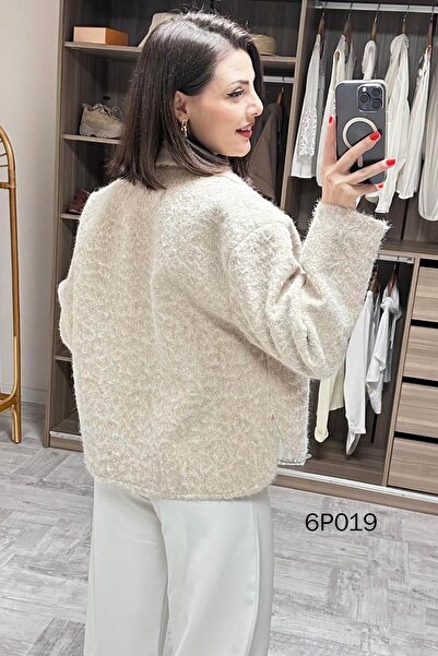 İnce Topuk Prive Series Short Cashmere Jacket 6P019