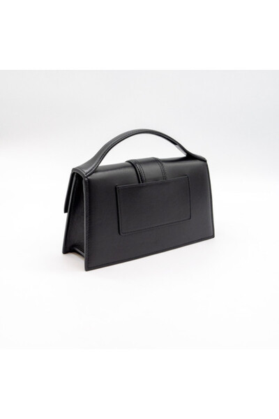 JACQUEMUS LE GRAND BAMBINO BLACK TOTE BAG