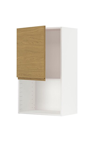 hobiurun Ankastre mikrodalga fırın duvar dolabı, VOXTORP meşe görünümlü, 60x1...