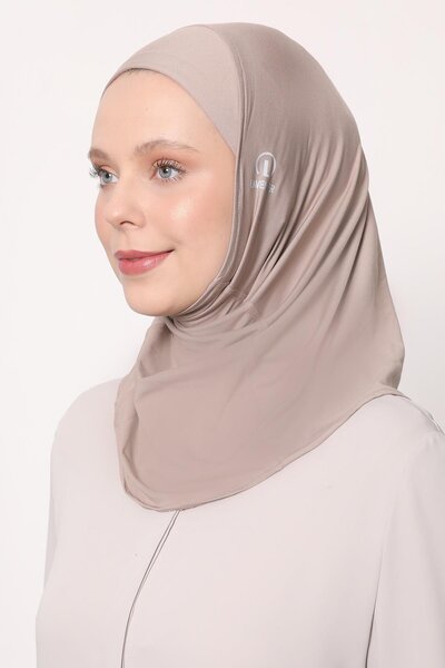 Levidor A.Vizon Hijab Sport Bone Is a Sporty Hijab in Bone Color.