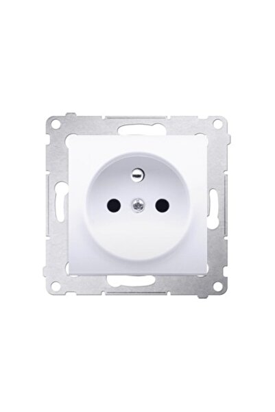 Other Priză cu împământare albă Simon54 cu obturatoare