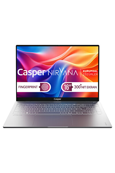 CASPER Nirvana S200 300NIT i7-13620H 24GB DDR5 1TB SSD 16" Freedos Laptop S200.1362-CF00X-G-F