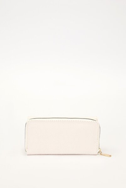 Levidor Cream Logo Detail Wallet