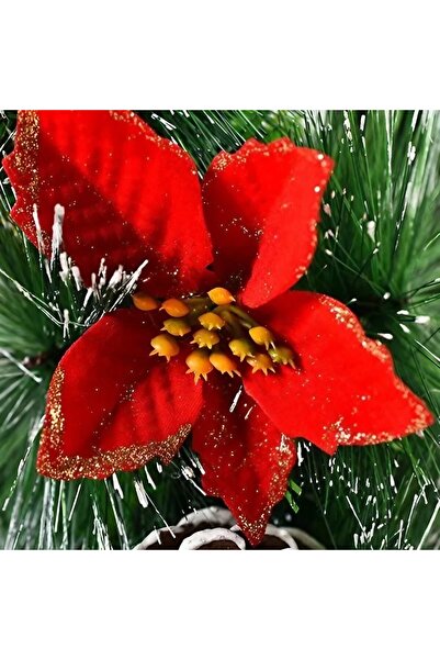 Flippy Χριστουγεννιάτικο Στεφάνι Flippy, 32 εκ., Τεχνητό Έλατο, Κώνοι και Κράνμπερι, 3 Κόκκινα Φιογκάκια, Πράσινο/Λευκό