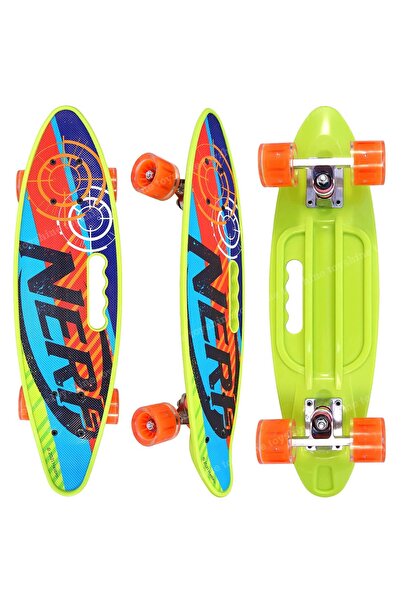 Generic CRINGO TEX Complete Skateboard for Beginners with LED Light Wheel, Skateboard for Kids. (Size - 59Cm