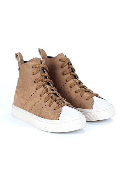 Gökhan Talay حذاء جون تابا قصير للنساء مصنوع من جلد الغزال برباط