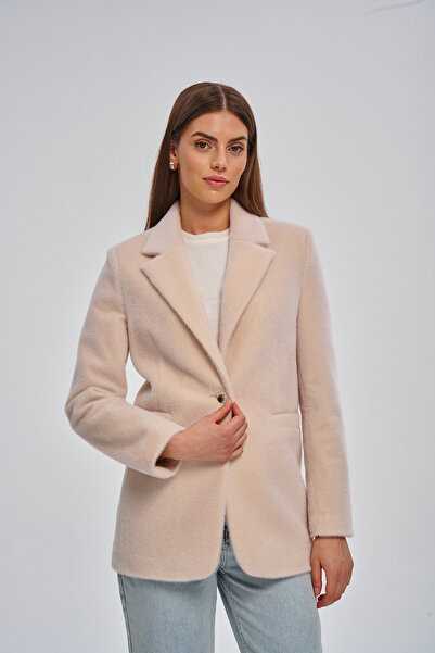 sdf line Premium FOX Kumaş Mono Kapama Klasik Blazer CEKET