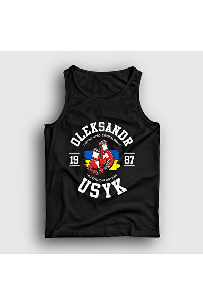 Presmono Unisex Black Team Boxing Boxing Oleksandr Usyk Tank Top 579773Tt