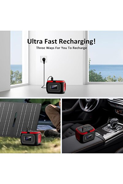 Blue Ocean 97Wh Portable Power Station, 26400mAh Battery Pack, 120W AC Outlet