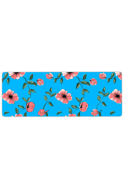 urzuva Blossom Sky Gaming Oyuncu MousePad 80x30 cm 3mm Mouse pad, Masaüstü Mat