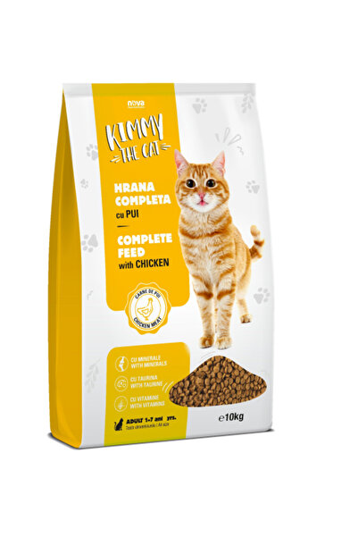 KIMMY Hrană uscată pentru pisici Kimmy, Pui, 10 kg