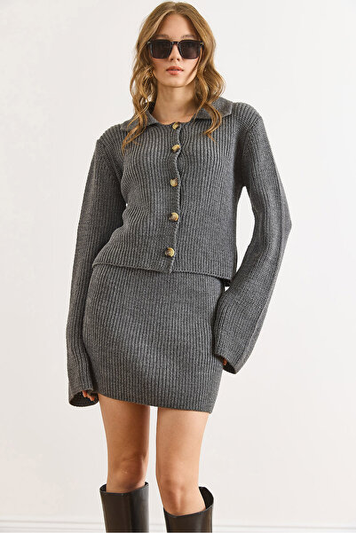 Olalook Жіночий кардиган-спідниця з м'якої трикотажної тканини TKM-19000445