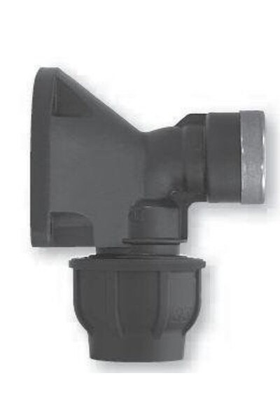 Other Cot de perete PMI25x34 GW filet interior PN16 pentru țevi PE, negru