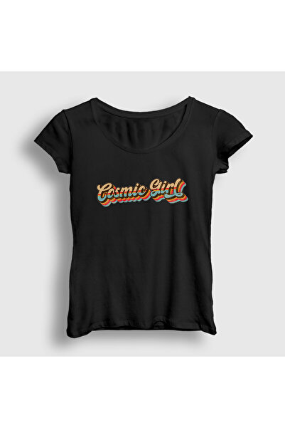 Presmono Women's Black Cosmic Girl Jamiroquai T-Shirt 577198Tt