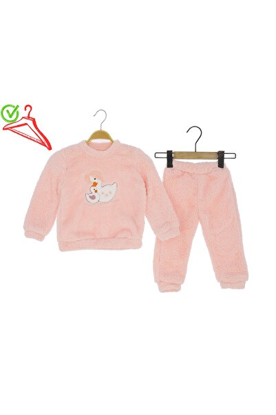 Atabay Kids Atabay 211-10-25 Baby Girl Set 2-Piece Welsoft Duck Embroidered 1...