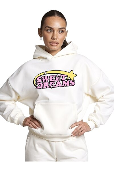 ArtYus Unisex Sweet Dream Colorat Special cu imprimeu Bumbac supradimensionat...