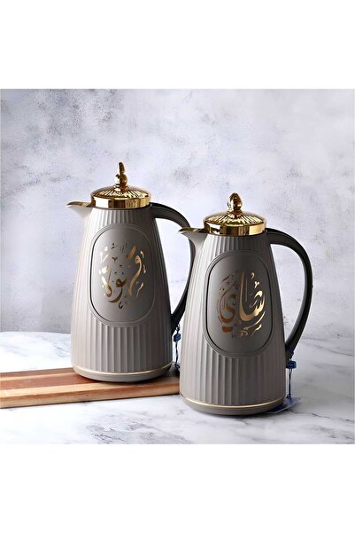 royal_camel طقم ترامس شاي وقهوة الاسطورة ذهبي 1+1لتر