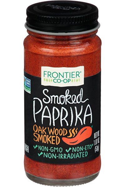 Frontier منتجات طبيعية، بابريكا مدخنة، مدخنة بخشب البلوط، 1.87 أونصة (53 جم)