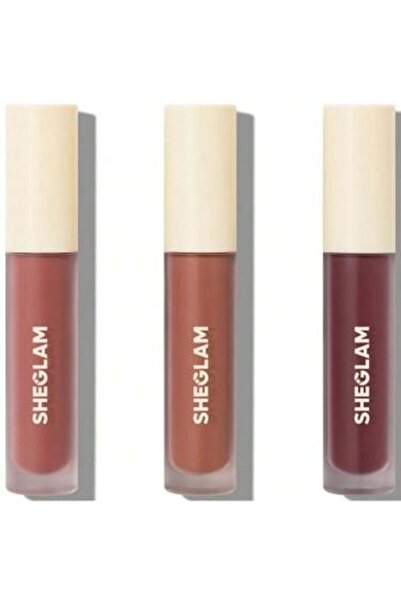 SHEGLAM شيجلام مجموعة أحمر شفاه روج سائل مات ألور ميني فيل ريل - 2.3 × 3 مل