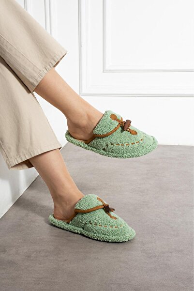 BYRAMSE Women's Home Slippers Do Not Make Noise Lightweight Wool Plush Insole House Slippers