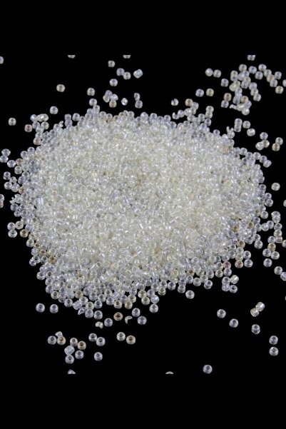 Serhat Aksesuar ve El İşçilik 08 خرز لؤلؤ رملي أبيض مكسور 3 مم (85 جرام)