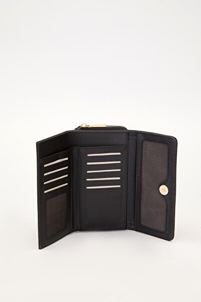 Levidor Black Logo Detail Wallet