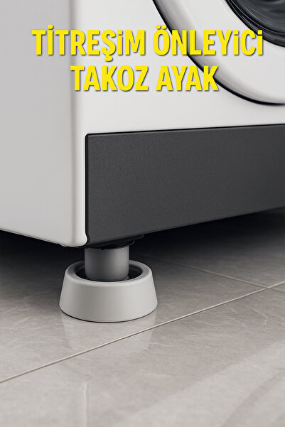 HAYATSAN Titreşim Önleyici 4’lü Set – Çamaşır Makinesi & Kurutucu İçin Gürült...