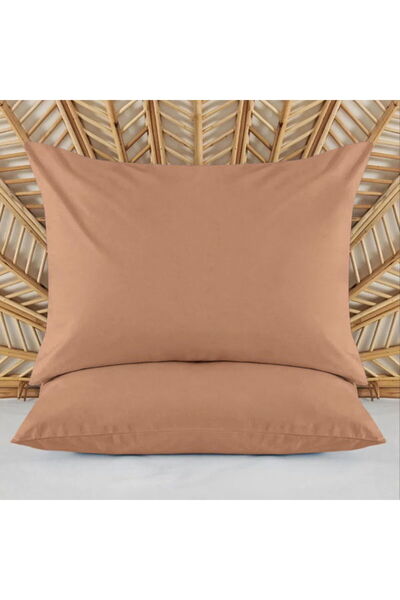 Evidea Mekani Osnovni 2-paket Jastučnica - Karamel - 50x70 cm