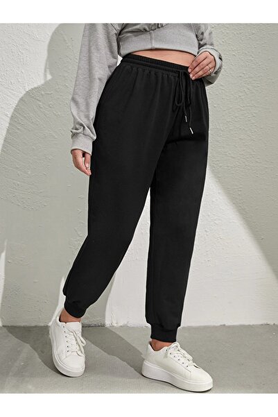 Flaubert -Kadın baskılı eşofman altı pantolon 3iplik kaliteli kumaş beli lastikli