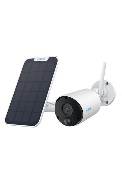 ReoLink كاميرا مراقبة خارجية تعمل بالطاقة الشمسية Argus Eco+Solar Panel بدقة 2K و3 ميجابكسل للاستخدام المنزلي