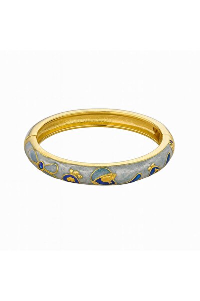 Sirena Accessories Çocuk Boy (2-7yaş) Gold İşlemeli Çiçek Detaylı Ayarlanabil...