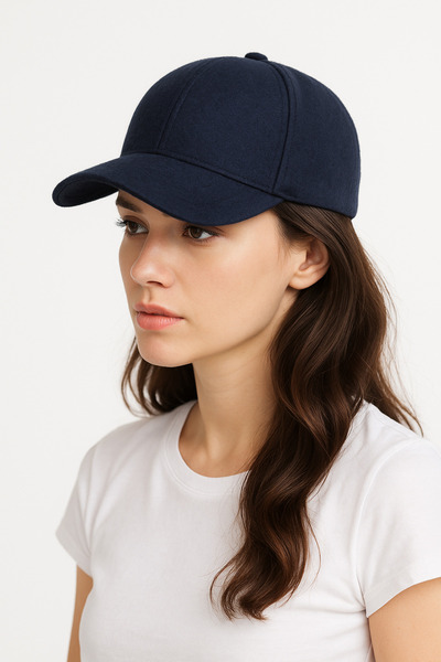 ZERAMİNE Kaşe Textured Unisex Sports Hat – Casual Trend Cap - Lined