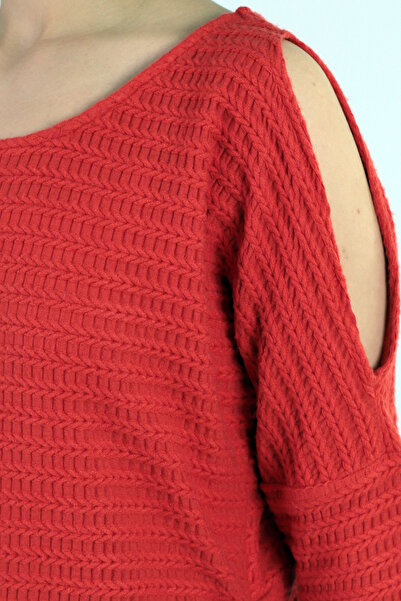 armonika Γυναικεία μπλούζα με απαλή υφή με λουλούδια ρόδι ARM-26K001024